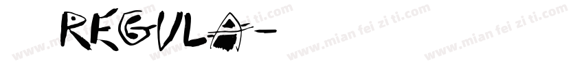 宋体 Regula字体转换